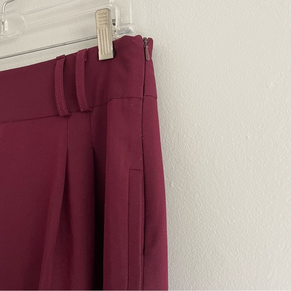 ASOS burgundy high waisted balloon pants - Picture 7 of 7